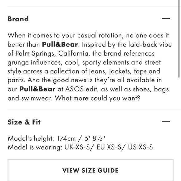 ASOS Pull & Bear striped sweater size XS - Picture 6 of 8